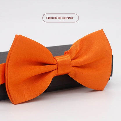 Men's Solid Color Formal Wear Wedding Business Casual Groom Groomsman Bow Tie - ARCHSHOPE