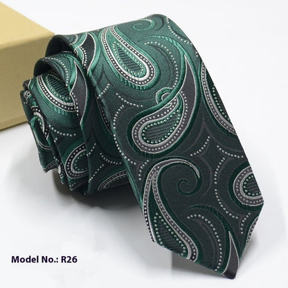 Fashion Exquisite Jacquard Tie Wedding Groom - ARCHSHOPE