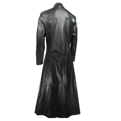 Plus Size Lederjacke Motorrad Herren Duster Pelzmantel