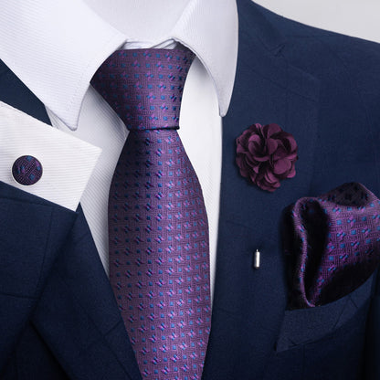 Men's Tie Suit Pocket Square Combo 8 - ARCHSHOPE