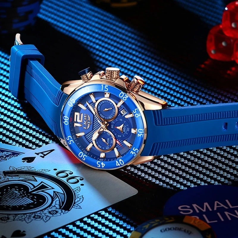 Quartz Men's Waterproof Watch Multi-function - ARCHSHOPE