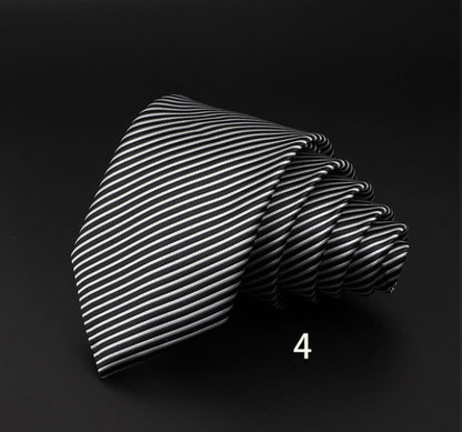 Men's Striped British Gentleman Polyester Fiber Tie - ARCHSHOPE