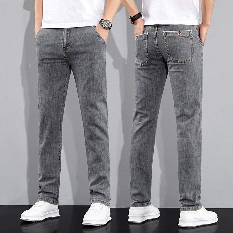 Vielseitige Stretchhose im Slim Fit im koreanischen Stil
