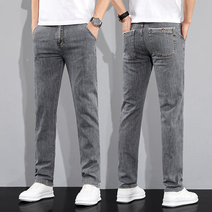 Vielseitige Stretchhose im Slim Fit im koreanischen Stil