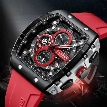 Men's Six-pin Quartz Tape Men's Watch - ARCHSHOPE