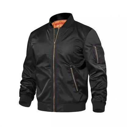 Herrenjacke Neue Frühling Herbst Männliche Baseballjacken Pilot Männer Outwear Mantel Reißverschluss Herrenuniform