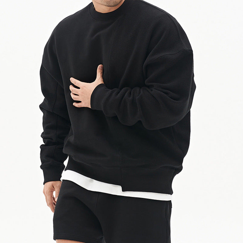 Pullover Round Neck Sweater Loose Men Clothes - ARCHSHOPE
