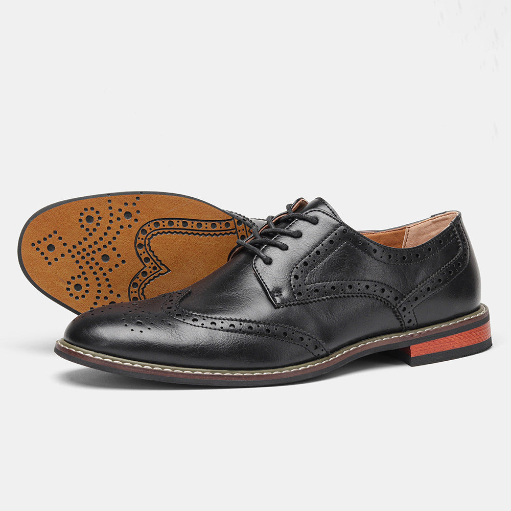 Chaussures d'affaires classiques Brogue pour hommes