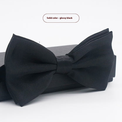 Men's Solid Color Formal Wear Wedding Business Casual Groom Groomsman Bow Tie - ARCHSHOPE