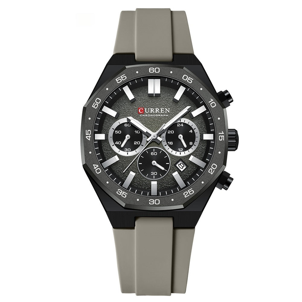 Calendar Waterproof Six-hand Mens Watch - ARCHSHOPE