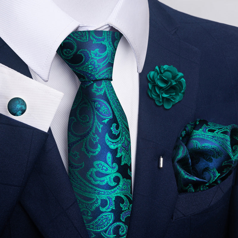 Men's Tie Suit Pocket Square Combo 8 - ARCHSHOPE