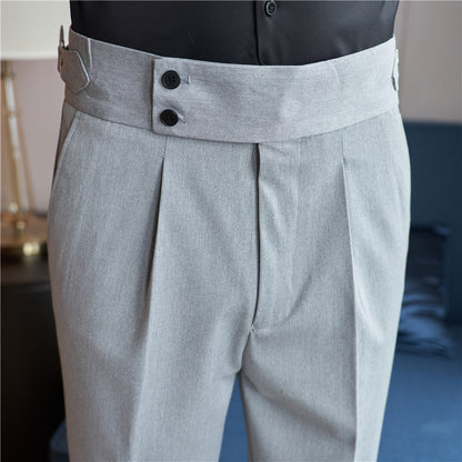 Hochwertige Hose mit geradem Bein für Herren