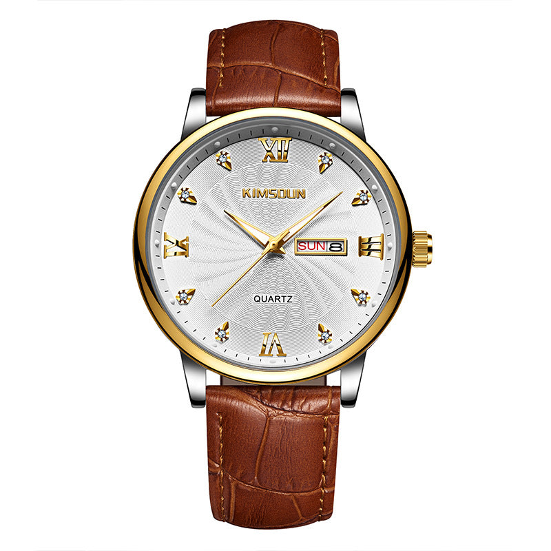Calendar Waterproof Quartz Watch For Men - ARCHSHOPE