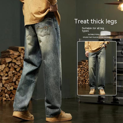 Lockere, gerade Cargohose für Herren
