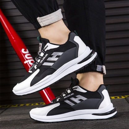 Baskets blanches pour hommes, chaussures de sport, course à pied, marche