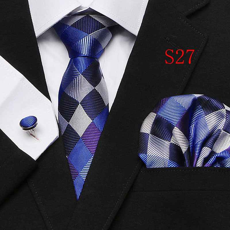 Paisley Series European And American Fashion Tie Three-piece Suit - ARCHSHOPE