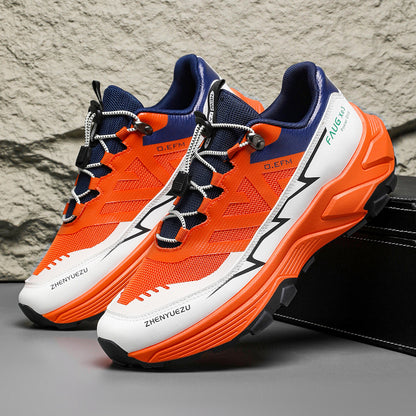 Men Colorblock Sneakers Outdoor Casual Mountaineering Hiking Running Sports Shoes - ARCHSHOPE