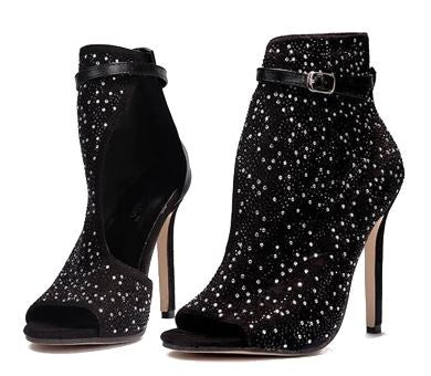 Fishbill Rhinestone Heels - ARCHSHOPE