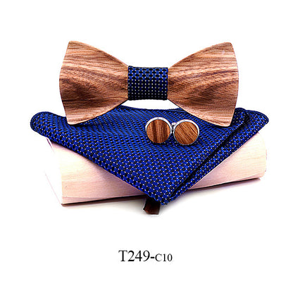 Zebra wood wooden bow tie - ARCHSHOPE