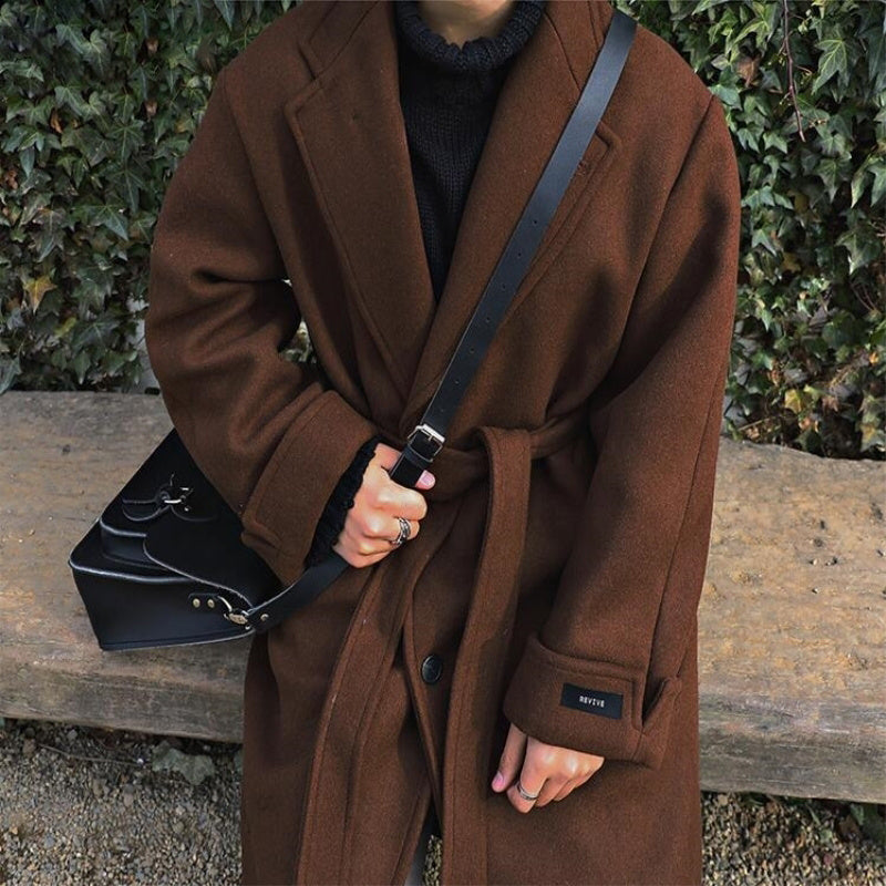 Trench-coat mi-long