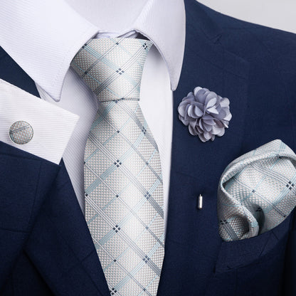 Men's Tie Suit Pocket Square Combo 8 - ARCHSHOPE