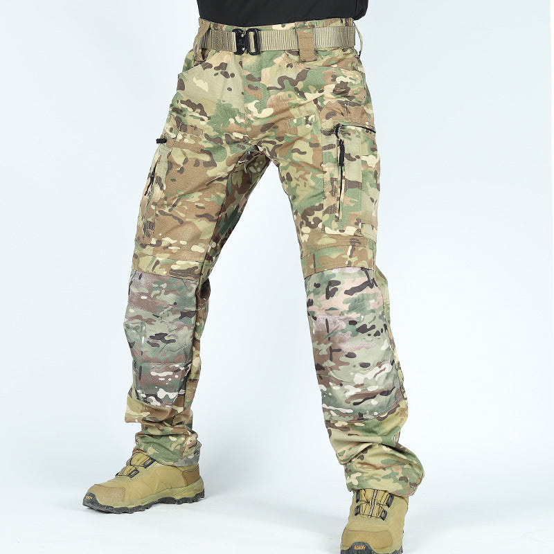 Genouillères tactiques P40 pour hommes, pantalons d'entraînement en plein air, ventilateurs militaires, résistants à l'usure, respirants, multi-poches
