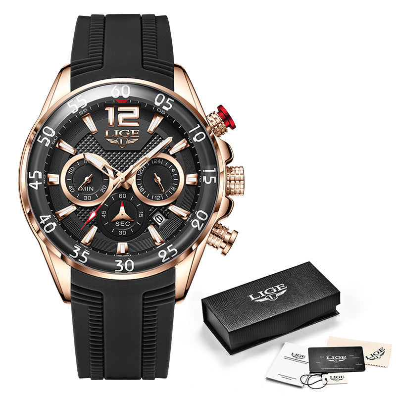 Quartz Men's Waterproof Watch Multi-function - ARCHSHOPE