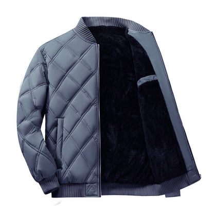 Fashion Personality Men's Fleece Lined Coat