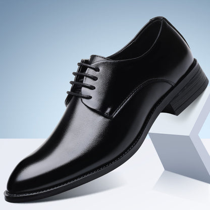 Vier neue Schuhe Herrenschuhe schwarze Krawatte Business-Männer Lederschuhe Fabrik direkt Code 