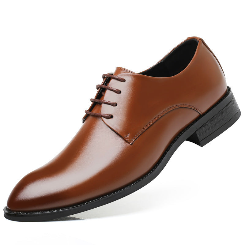 Vier neue Schuhe Herrenschuhe schwarze Krawatte Business-Männer Lederschuhe Fabrik direkt Code 