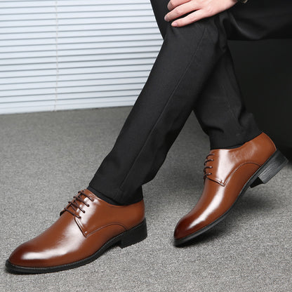 Vier neue Schuhe Herrenschuhe schwarze Krawatte Business-Männer Lederschuhe Fabrik direkt Code 