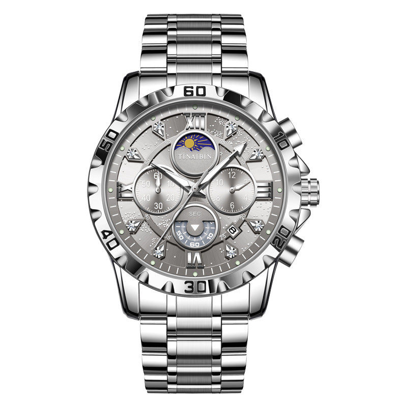 Men's Multi-functional High-grade Quartz Watch Waterproof Luminous - ARCHSHOPE