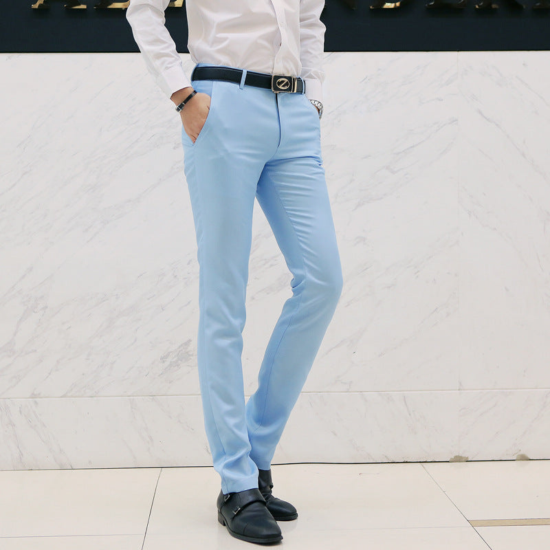 Casual business hosen männer Koreanische slim-fit casual hosen