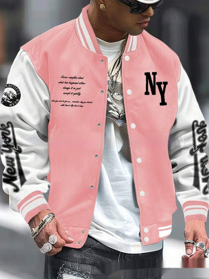 Men's Cardigan Baseball Uniform Jacket Coat - ARCHSHOPE