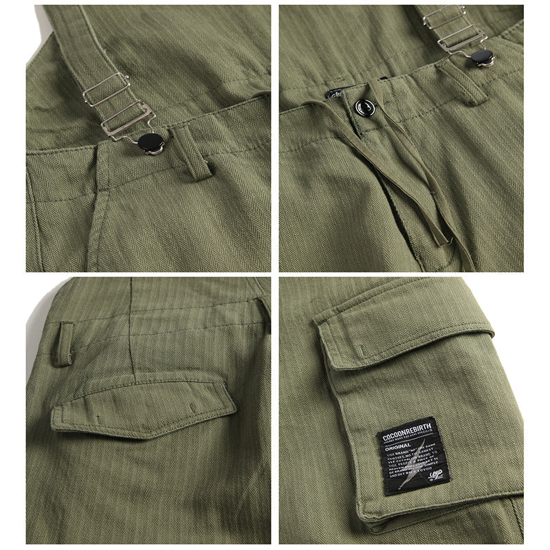 Vintage locker sitzende Overalls