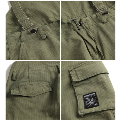 Vintage locker sitzende Overalls