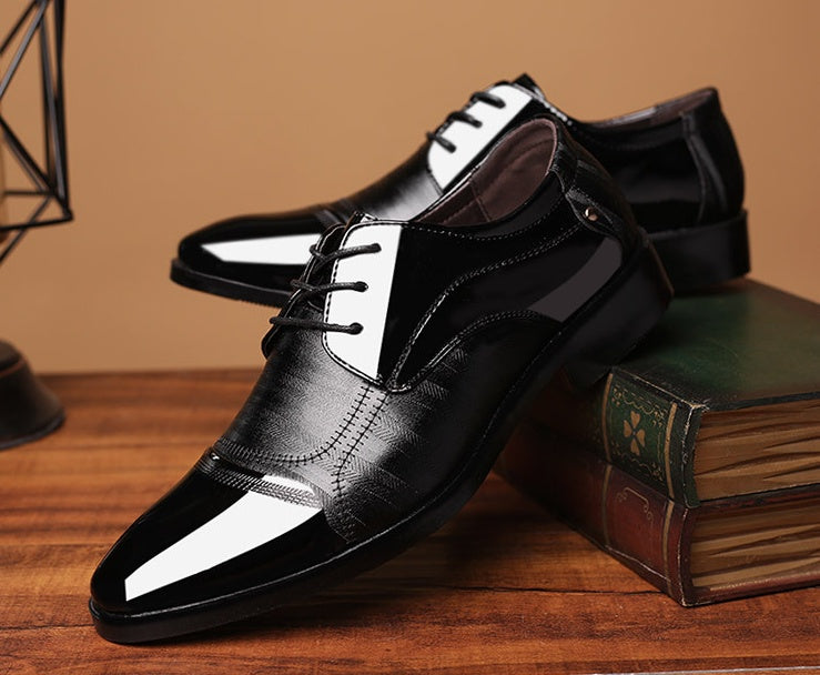Sommer neue schuhe herren business kleid große größe schuhe mode hundert turm hochzeit schuhe