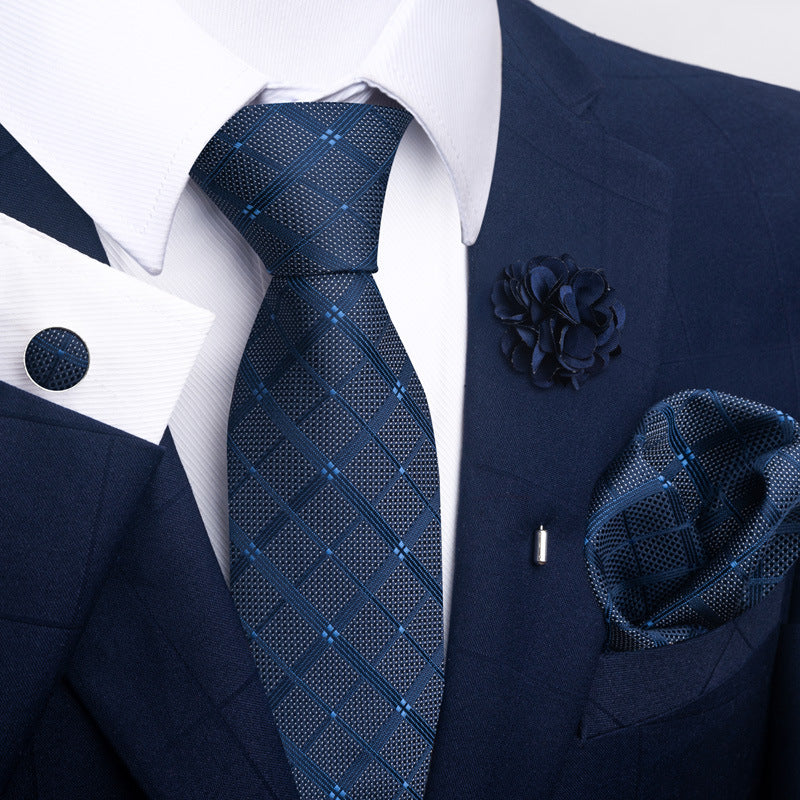 Men's Tie Suit Pocket Square Combo 8 - ARCHSHOPE