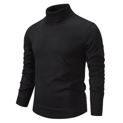 Autumn And Winter Velvet Thickening Sweater Knitwear Men's Turtleneck - ARCHSHOPE