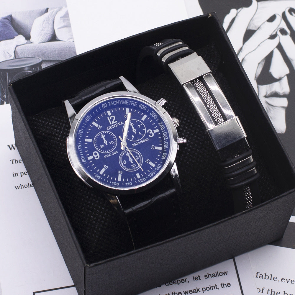 Men's watch fashion Blue light glass wrist watch - ARCHSHOPE