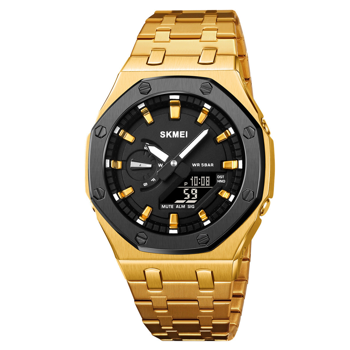 Men's Creative Multifunction Dual-Display Business Electronic Watch - ARCHSHOPE