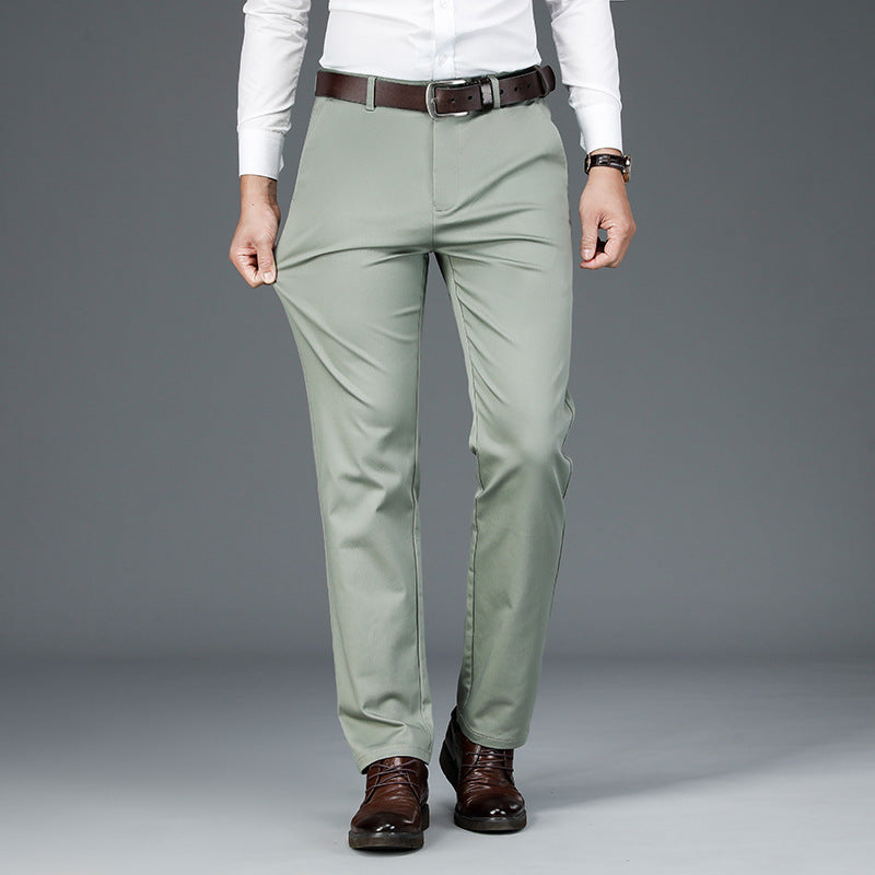 Pantalons décontractés amples pour hommes d'âge moyen
