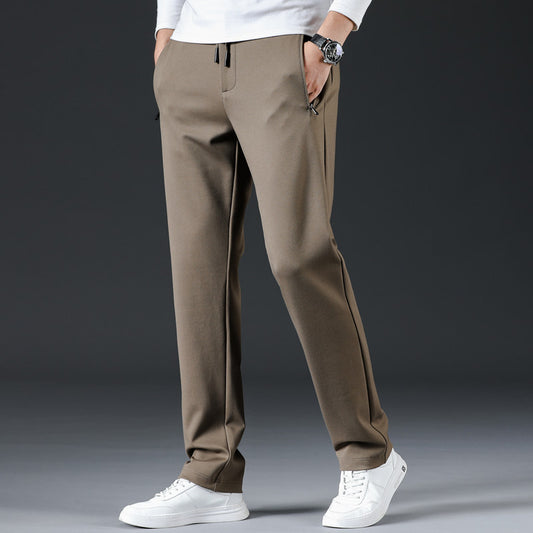 Pantalon d'affaires ample et droit pour homme