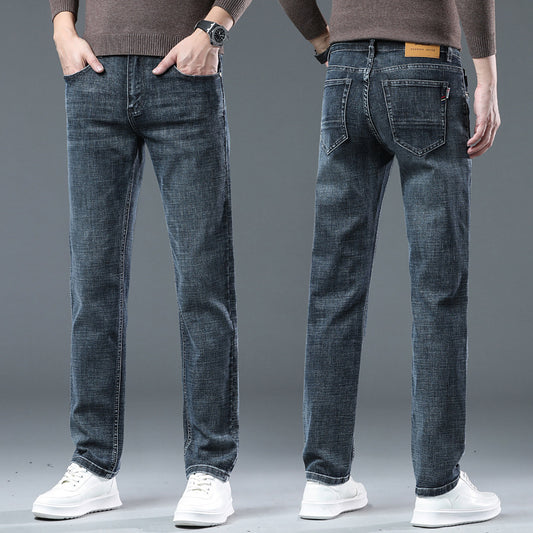 Lockere Sommerjeans mit geradem Bein für Herren