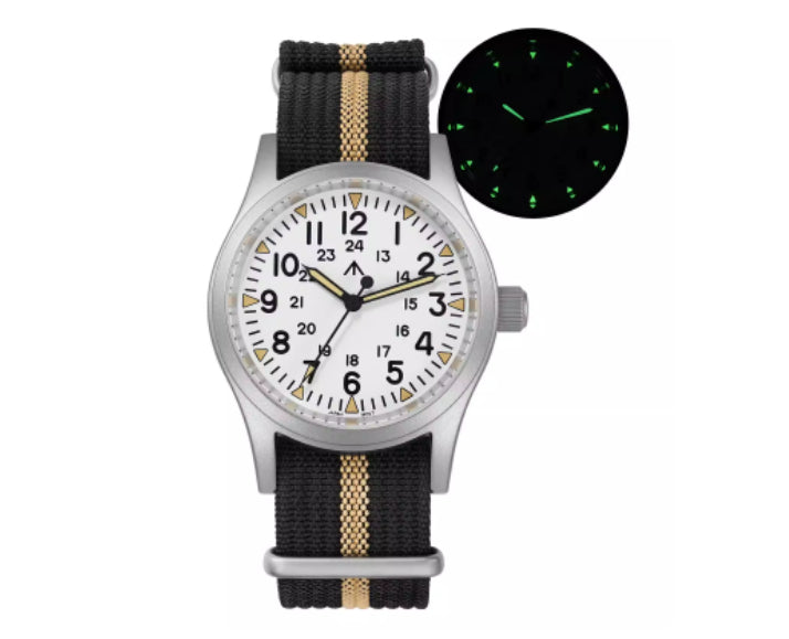 Retro Military Watch With A Quartz Second Hand - ARCHSHOPE