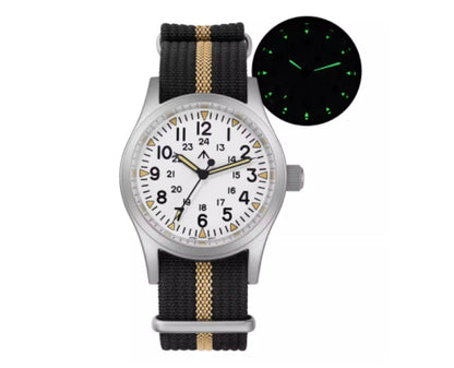 Retro Military Watch With A Quartz Second Hand - ARCHSHOPE