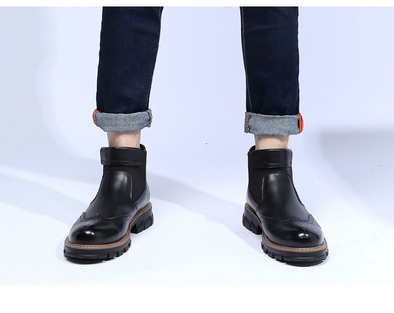 Martin Plateau-Retro-Knöchelstiefel mit Wärmeschutz