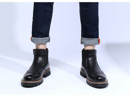 Martin Plateau-Retro-Knöchelstiefel mit Wärmeschutz