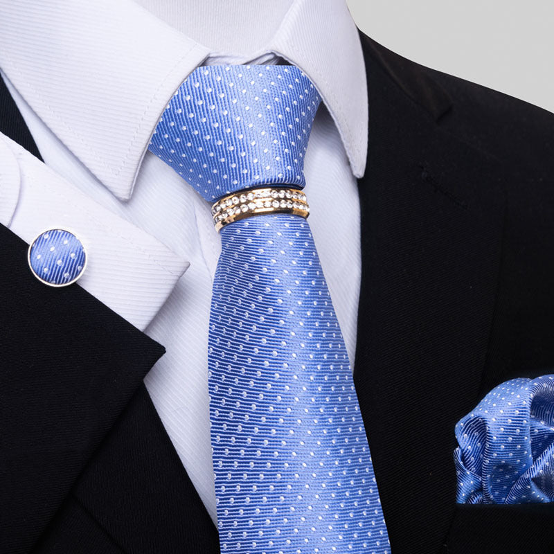 Multi Colored Striped Floral Mens Tie - ARCHSHOPE