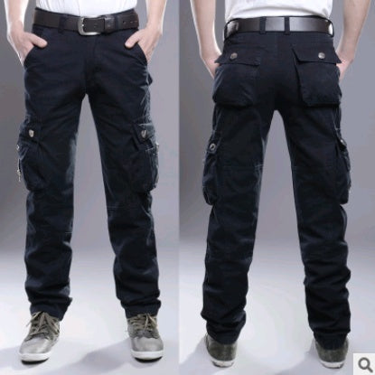 Herren Multi-Pocket-Overalls Militärhosen Freizeithosen Sport Outdoor Herrenbekleidung